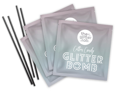 Teal Glitter Bombs