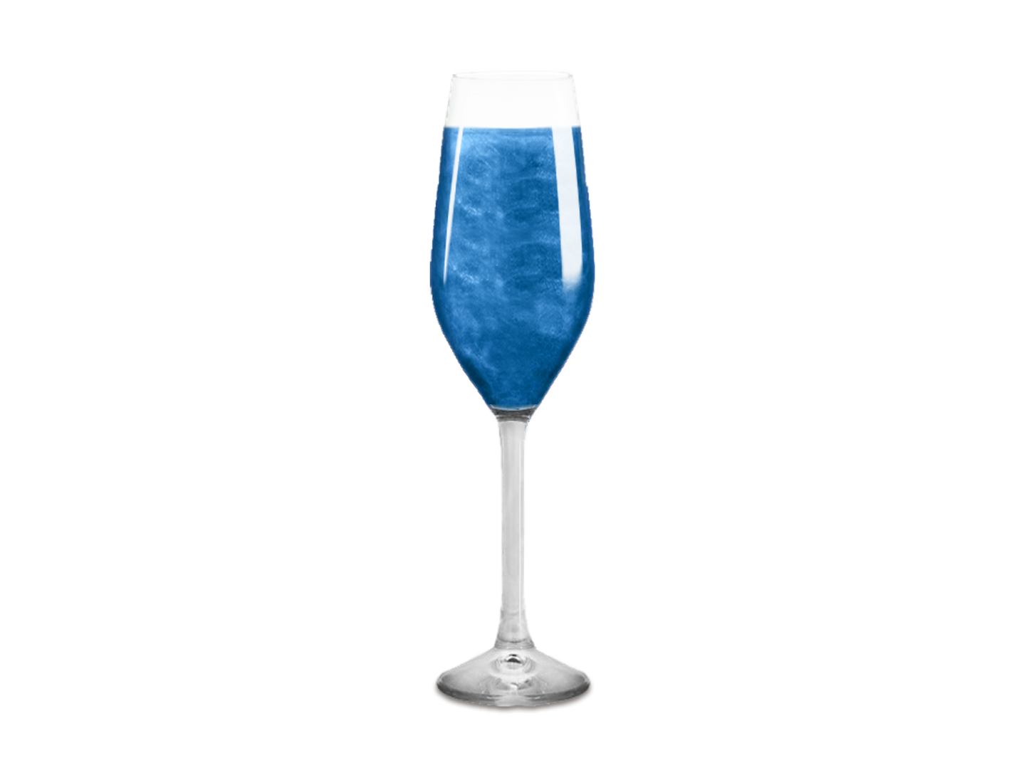 blue glitter bomb for champagne toast, wedding, gender reveal