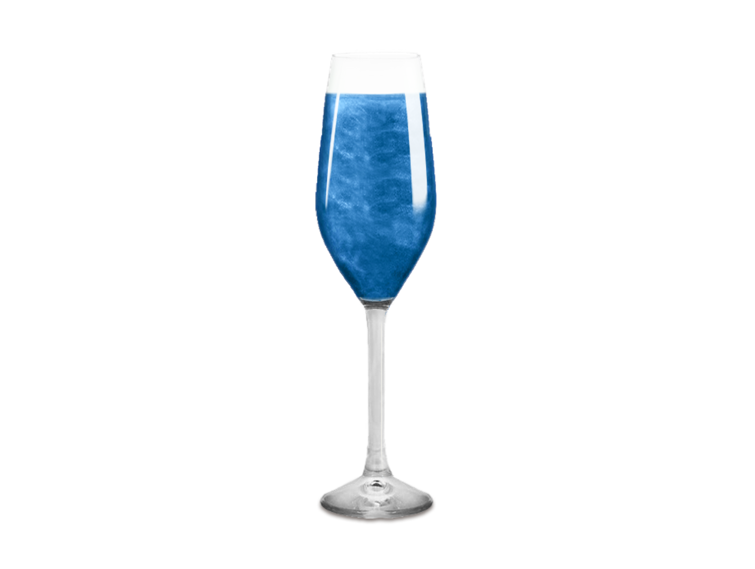 blue glitter bomb for champagne toast, wedding, gender reveal