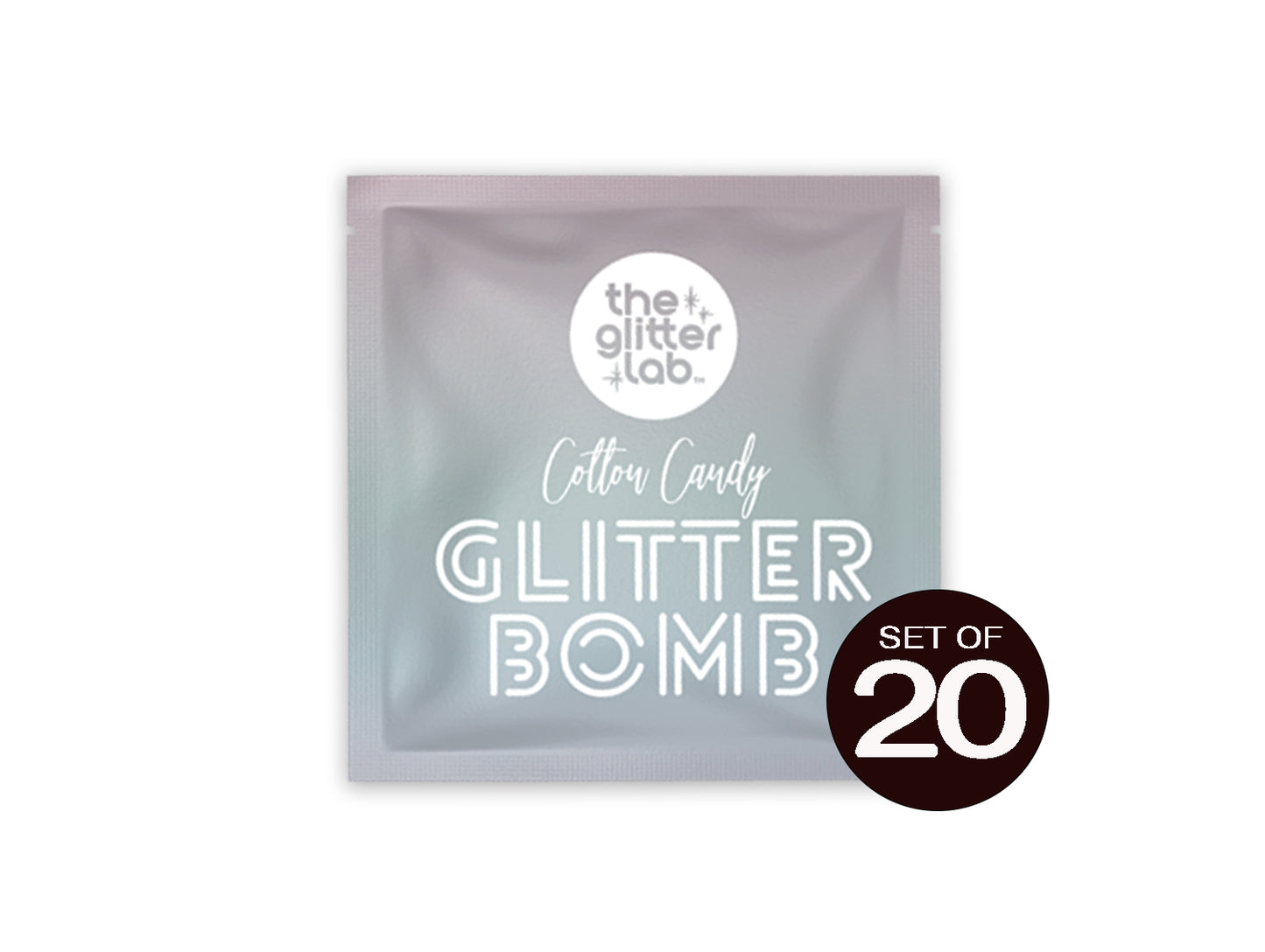 Black Glitter Bombs - Set of 20