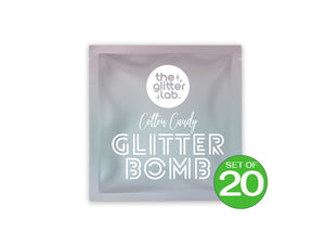 Green Glitter Bombs - Set of 20