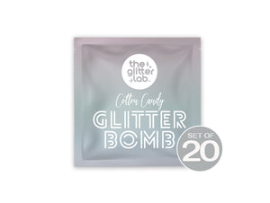 Silver Glitter Bombs - Set of 20