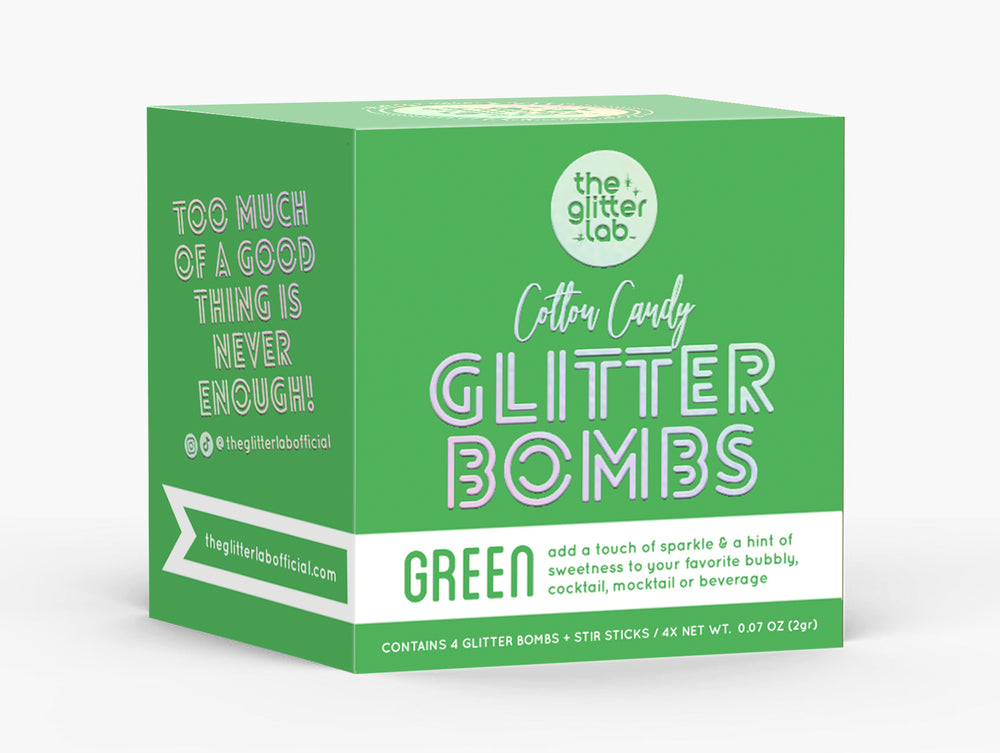 Green Glitter Bombs