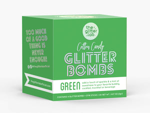 Green Glitter Bombs